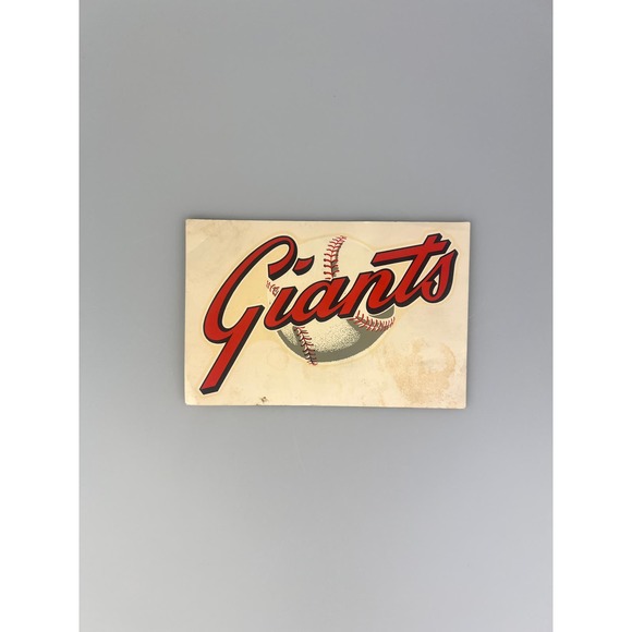 Vintage Hya Lac San Francisco Giants All Purpose Window Sign Sticker - 5.5” - Picture 1 of 2